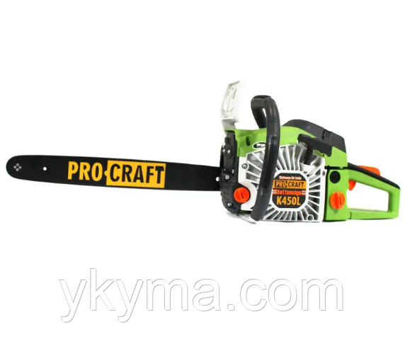 Бензопила ланцюгова PRO-CRAFT K450L (1 шина, 1 ланцюг 45)