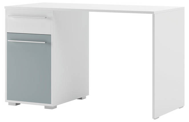 Стіл письмовий для школяра Твіст білий офісний робочий комп`ютерний для ноутбука пк письмові столи шкільні столик для навчання, фото 2