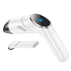 Автомобільний безпровідний акумуляторний пилосос HOCO ZP6 |55W,120ml| Білий