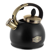 Чайник 2,7 л. з неіржавкої сталі зі свистком Kamille KM 0852, фото 3