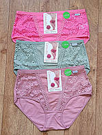 Жіночі труси бавовна, набір 3 шт., жіноча спідня білизна XL/48-50 р