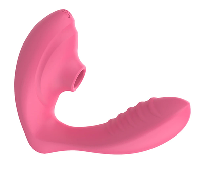 Вакуумний вагінальний вібратор Mary Flight of Fancy рожевий для жінок 10 режимів стимуляція клітора G-точка