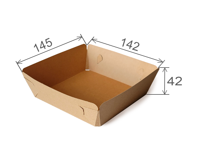 Лоток (судок, пінетка) для фруктів, овочів КК03 100шт/уп, фото 1