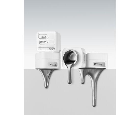 Гель-фарба Heylove Solid platinum gel Metallic, 5 грам