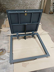 Підлоговий люк під ламінат 600х500 мм -Premio Comfort, люк в льох, люк в підвал під лінолеум