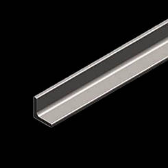 Кутник 50 х 50 5 мм нержавіюча сталь стандарт AISI 304 1 метр порізка холоднокатаний н/ж товщина 3 мм