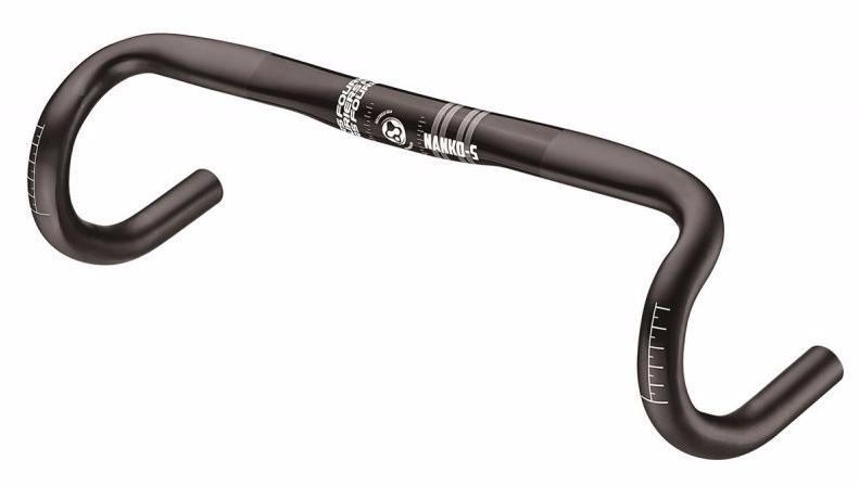 Кермо шосе Fouriers Nanko-S Compact Aero алю 31.8х440мм чорний (GT)