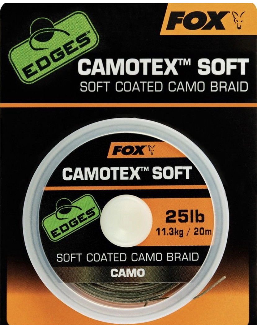 Повідцевий матеріал Fox Edges Camotex Soft 20lb 20m