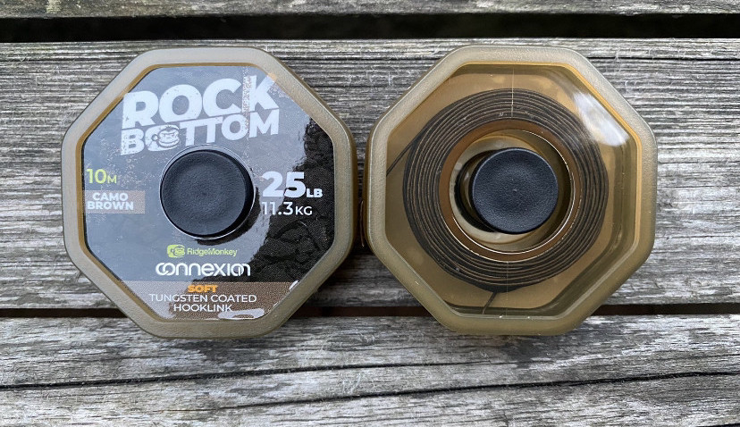 Повідцевий матеріал в оболонці Ridge Monkey Rock Bottom Tungsten Coated Soft 25lb 10m