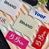 Друк бавовняних бірок, ярликів для одягу