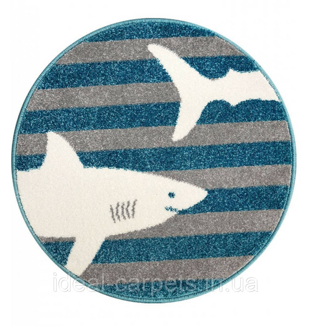 Килимок Kolibri 0112 Круг 67*67см Акула, фото 1