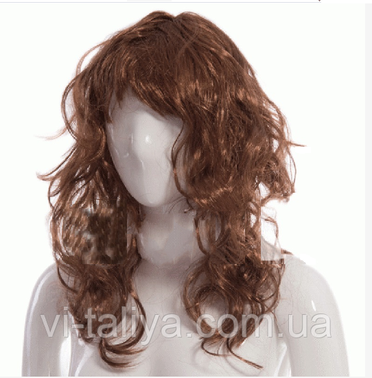 Перука карнавальна довге   волосся,  каштан, фото 1