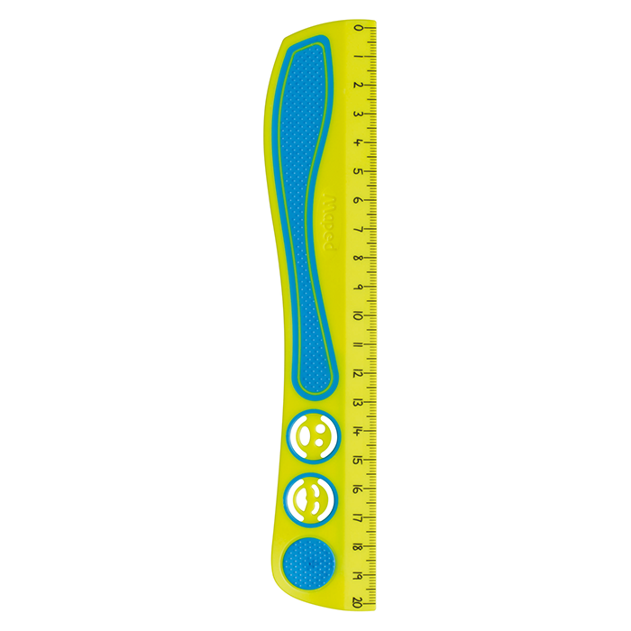 Лінійка KIDY'GRIP, 20см пластикова, блістер