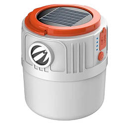 Акумуляторний ліхтар з сонячною панеллю 2400мАч, HS-V65 / Кемпінгова аварійна лампа / Переносний ліхтар