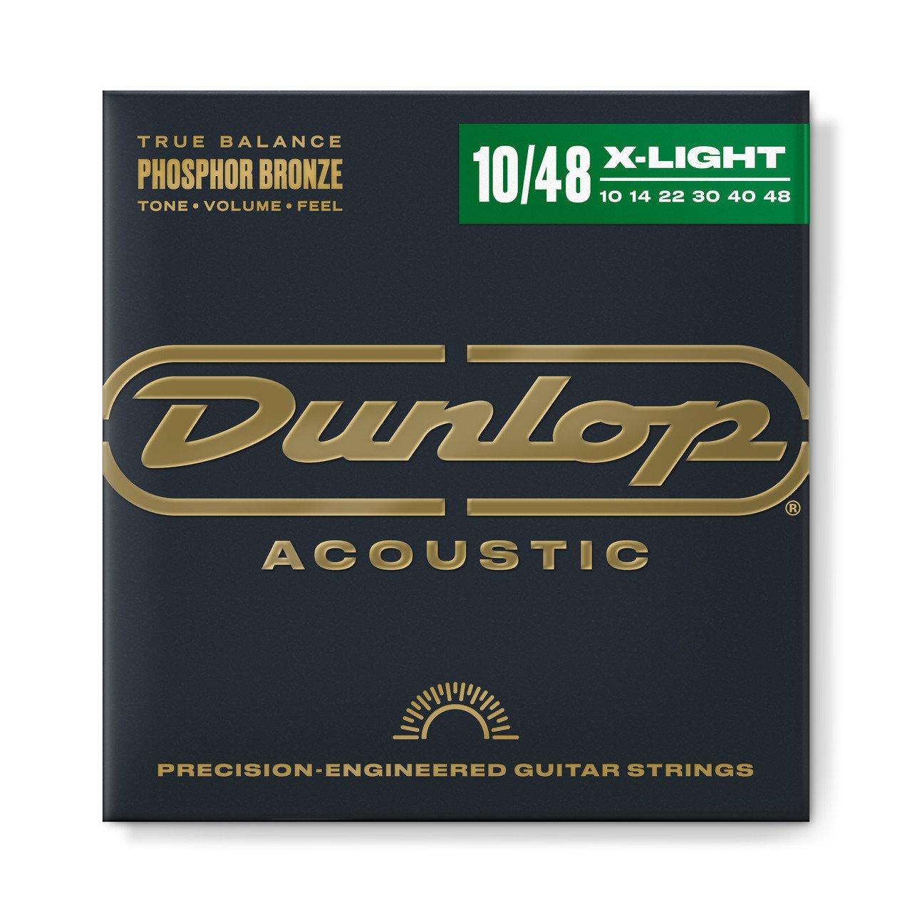 Струни для акустичної гітари Dunlop DAP1048 Phosphor Bronze Extra Light