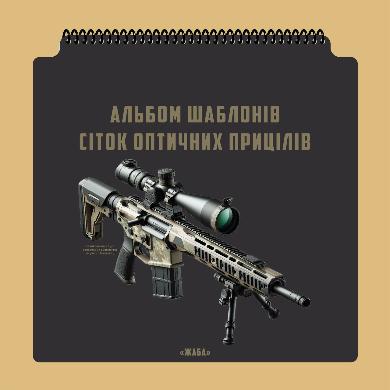 Альбом шаблонів сіток оптичних прицілів 330х330 mm
