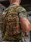 🔥 Сумка слінг "Silver Knight - Paracord II" (multicam) однолямочный рюкзак, зсу, нацгвардії, мультикам, фото 3