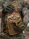 🔥 Сумка слінг "Silver Knight - Paracord II" (multicam) однолямочный рюкзак, зсу, нацгвардії, мультикам, фото 8