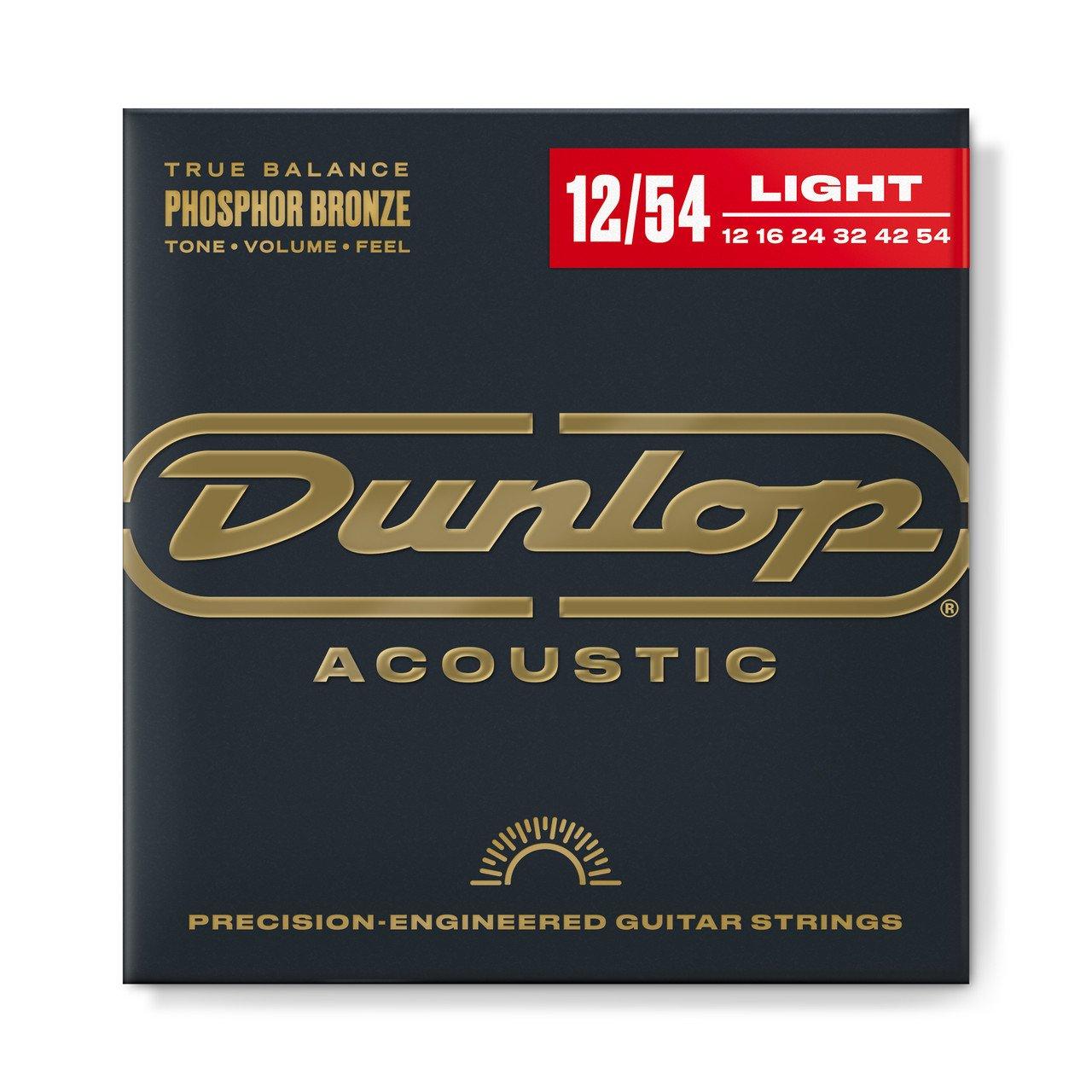 Струни для акустичної гітари Dunlop DAP1254 Phosphor Bronze Light