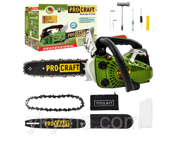 Бензопила ланцюгова PRO-CRAFT К300S нов (шина, ланцюг 30), фото 1