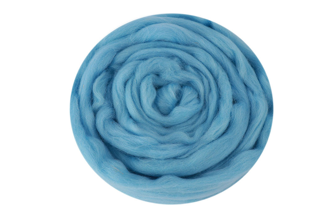 Вовна для валяння, Бірюза No410, Україна, фото 1