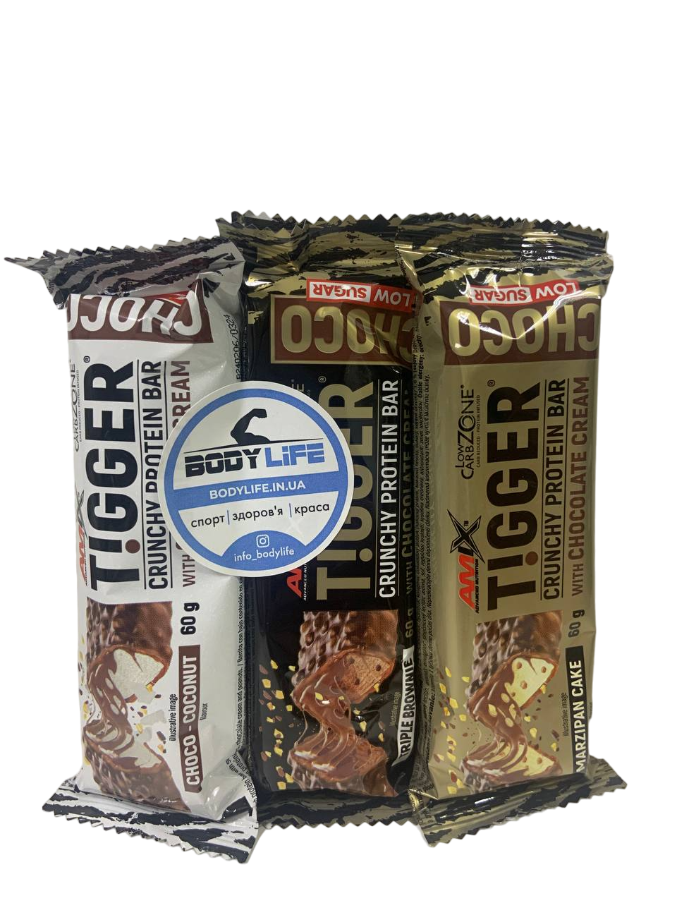 Amix TiggerZero Choco Protein Bar 60g, фото 1