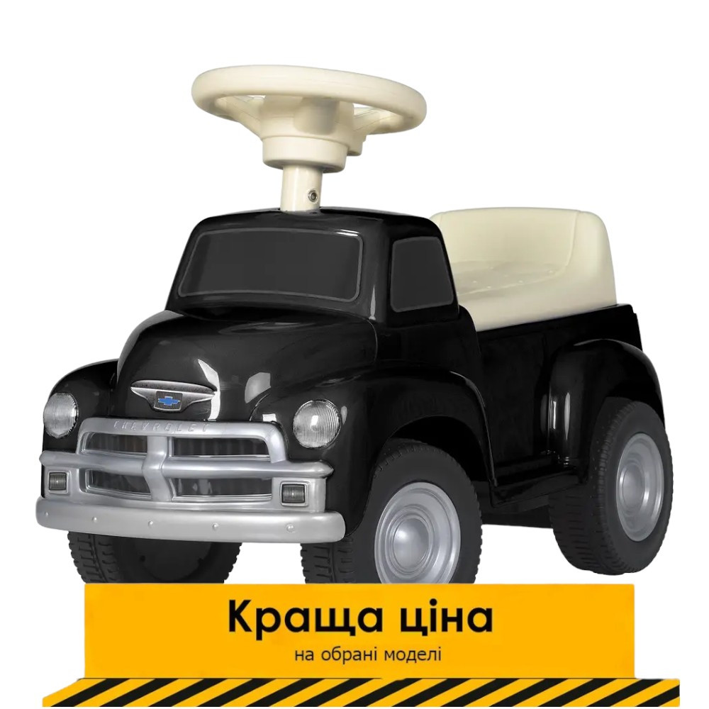 Дитяча каталка-толокар Chevrolet Bambi M 5000-2 Чорний
