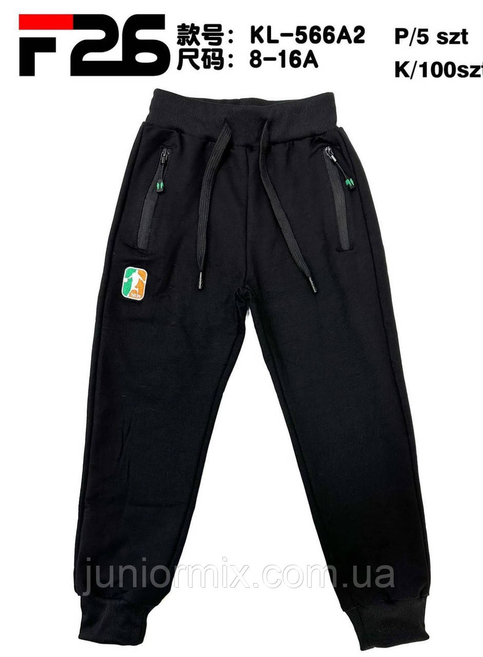 Підліткові штани трикотажні для хлопчиків F26 гуртом