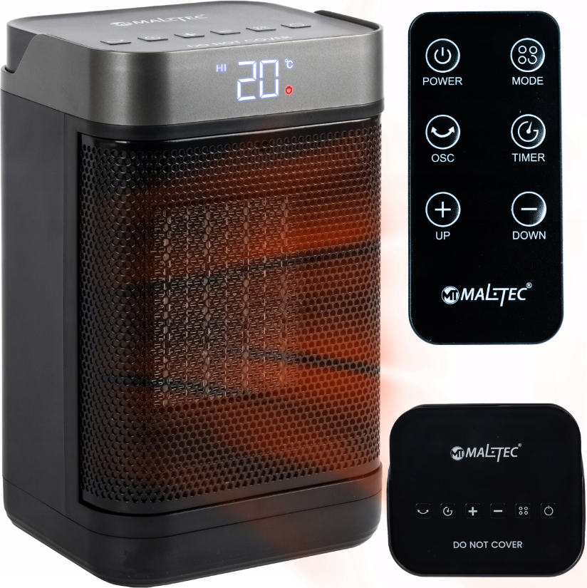 Тепловентилятор керамічний Maltec 1500Вт (Польща), фото 1