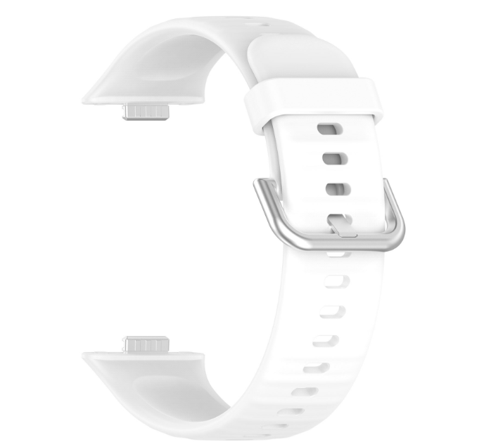 Ремінець CDK для Huawei Watch Fit 4 Pro | Silicone Sport Classic (017792) (white), фото 1
