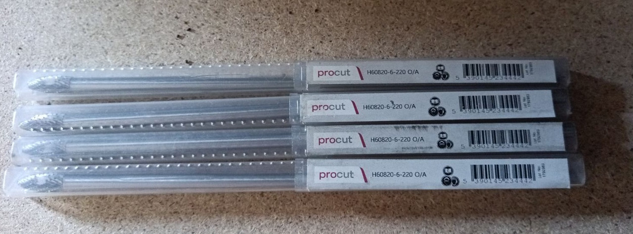 Борфреза по металу PROCUT. Форма Н 60820-6