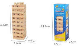 Настільна гра "Падаюча вежа" WiSS TOY (Дженга)