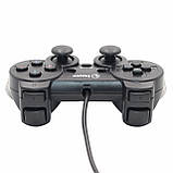 Ігровий USB джойстик дротовий геймпад для комп'ютера ноутбука PC Windows Gamepad L600, фото 5