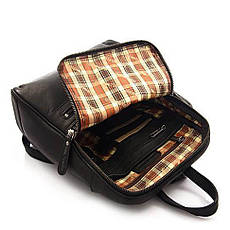 Рюкзак шкіряний чорного кольору HILL BURRY HB2399A, фото 3