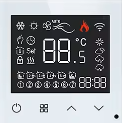 Механізм регулятора теплої підлоги 1DAL | Білий Сенсорний (RHF-WF.WT)