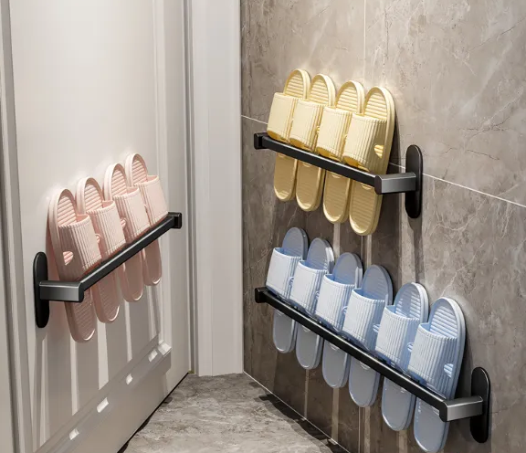 Універсальний настінний органайзер для тапок та рушників, 38 см, AND-78-10 (1107)