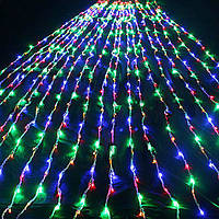 Гірлянда Водоспад 3х3 м 400 LED, колір: різнобарвний