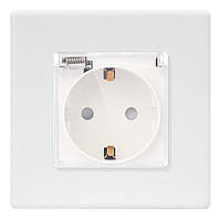 Розетка з кришкою 1DAL | Білий (P86-STCR.WT)