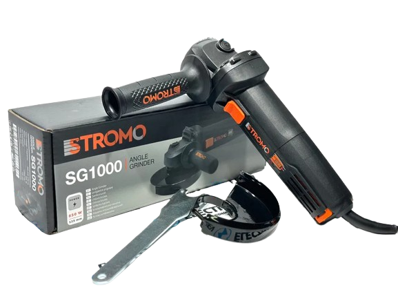 Кутова шліфувальна машина болгарка з пилозахистом Stromo SG1000 УШМ 125мм 850Вт