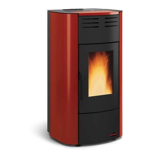 Термопіч на пелетах із вентиляцією і водяною сорочкою NORDICA Raffaella Idro H15 bordo — 18,1 кВт, фото 1