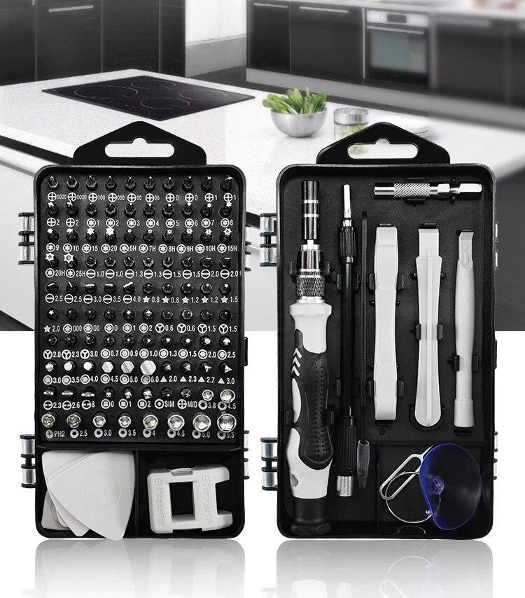 Набір викруток 115 в 1 інструмент для ремонту техніки, фото 1