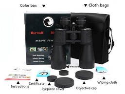 Астрономічний бінокль з зумом Borwolf 10-380X100
