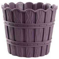 Цветочный горшок с дренажем 1.2 л VIOLET HOUSE 1054 BAMBOO PLUM