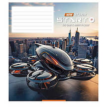 Зошит 18 арк. лінія "Школярик" ВД лак / Let's start, фото 2