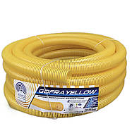 Шланг гофра вакуумна жовта 32 мм/25м "Evci Plastic".