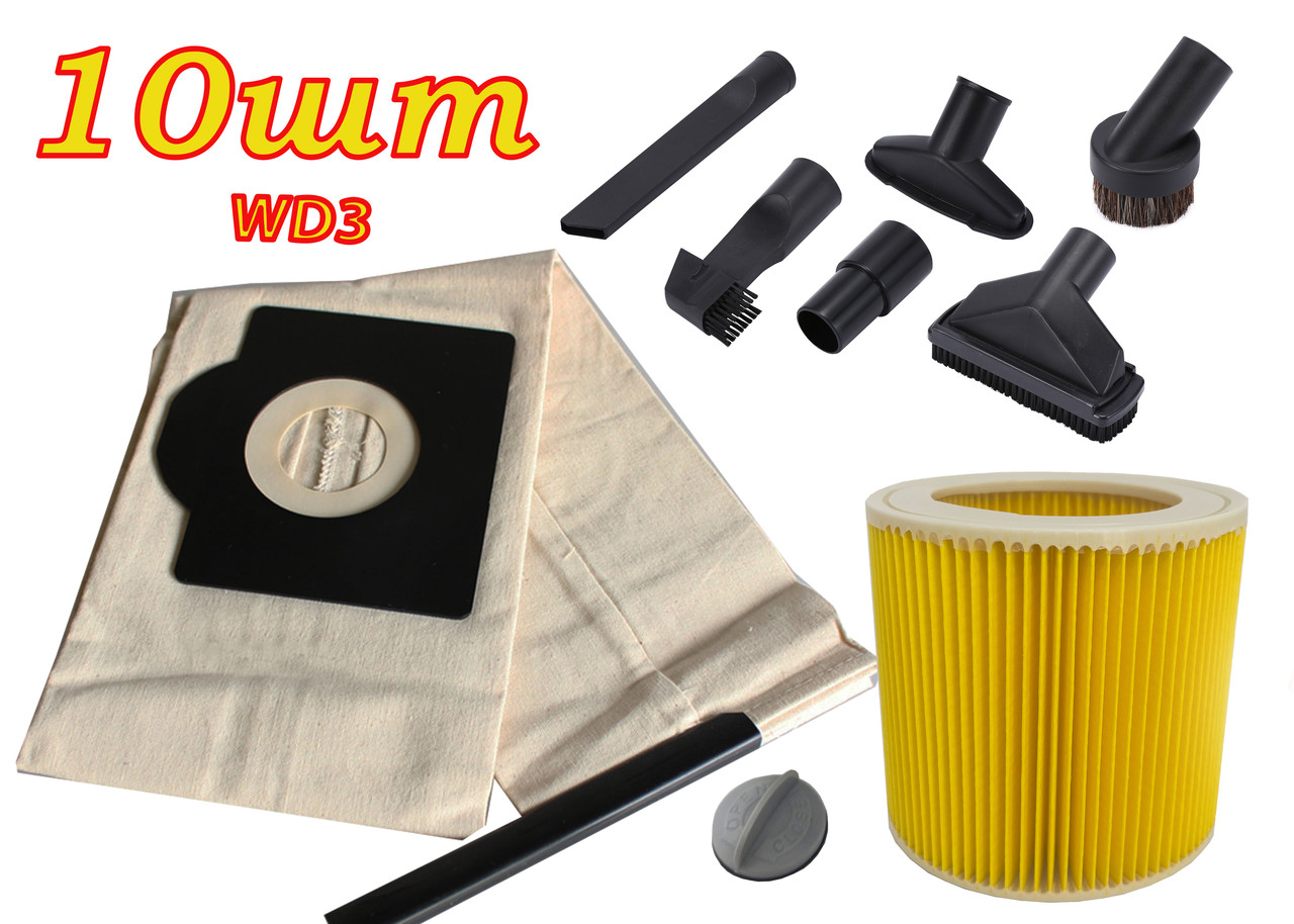 Набір 10 шт для пылесоса Karcher WD 3