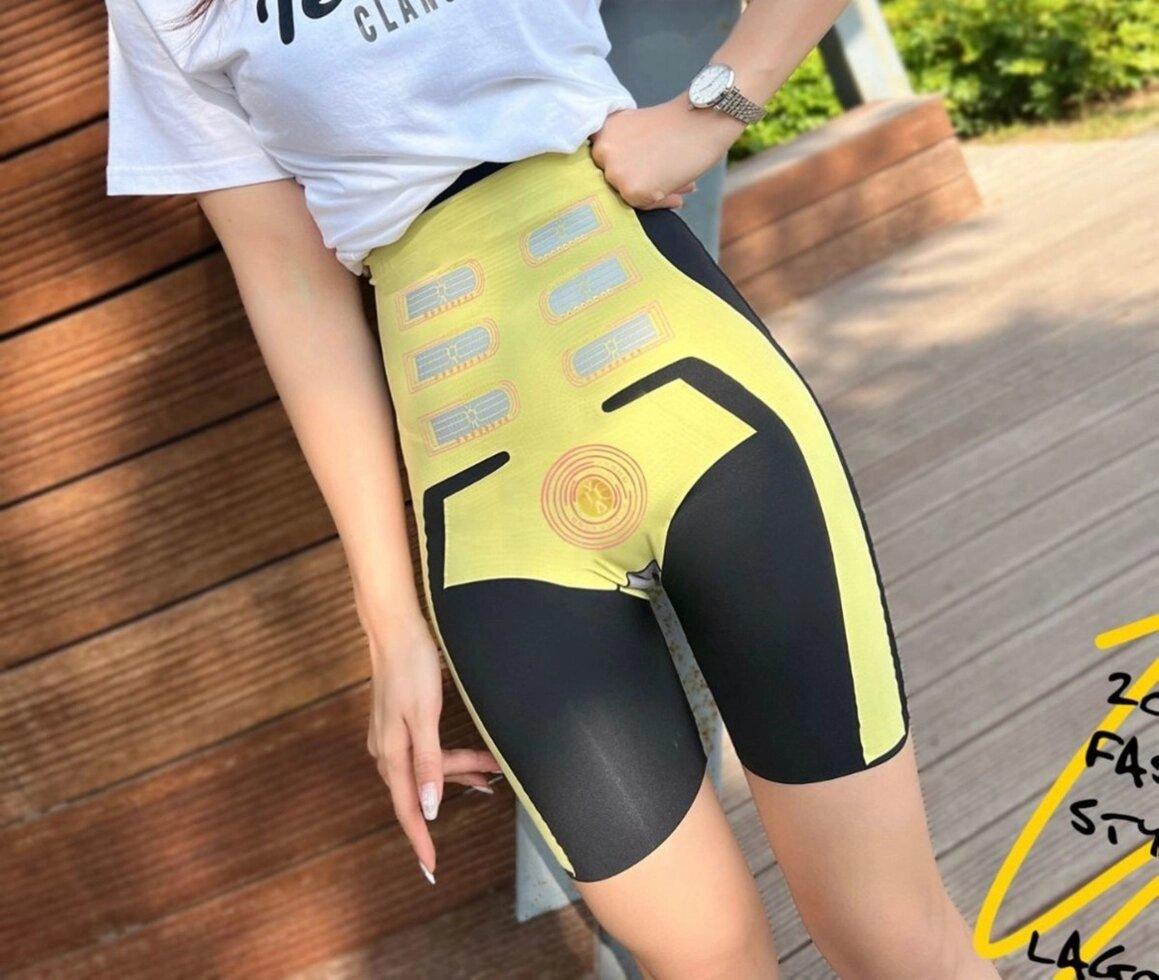 Коригувальні безшовні шорти з високою талією XL, XXL, фото 1