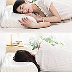 Ортопедична подушка GH1188 + Подарунок Масажер для шиї Massage Pillow 8028 / Подушка з ефектом пам'яті, фото 8