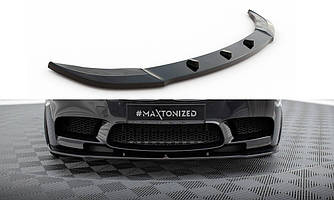 Сплітер BMW M5 F10 тюнінг обвіс губа спідниця елерон (V1)