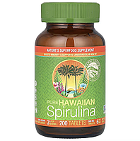Nutrex Hawaii, Pure Hawaiian Spirulina, спирулина, 3 г, 200 таблеток (500 мг в 1 таблетке)